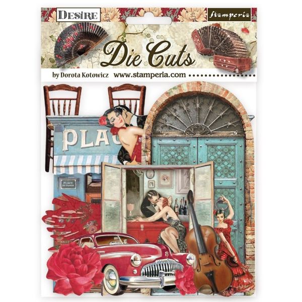 3D Desire Die Cuts - 3D комплект хартиени елементи - 15 х 15 см.