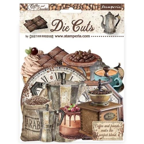 STAMPERIA - 3D Die cuts assorted - Coffee and Chocolate