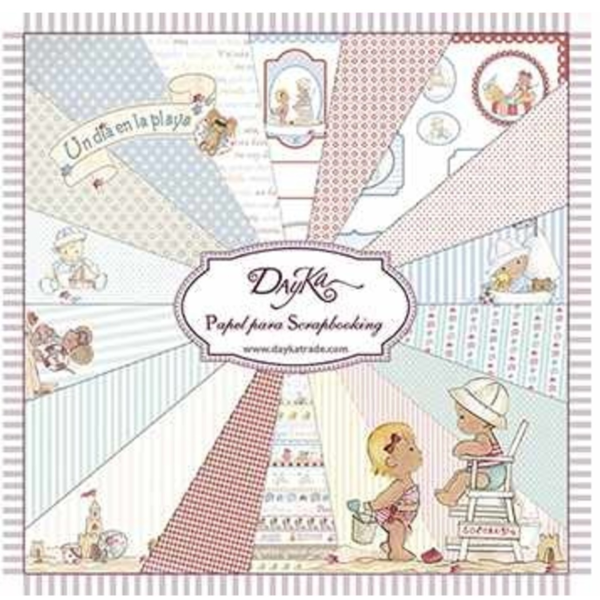 Playa 8x8 Inch Paper Pad 24 double sided papers, 24 designs.