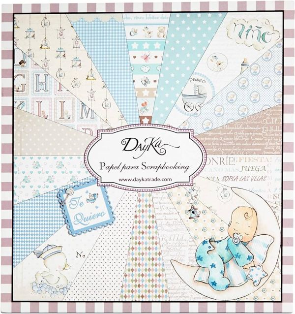 Niño 8x8 Inch Paper Pad 24 double sided papers, 24 designs.