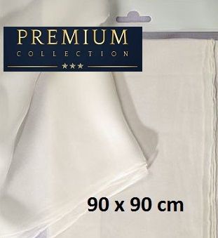 ART SILK PREMIUM PONGE  SCARF - Поръбен шал от естествена коприна 90 Х 90 см.