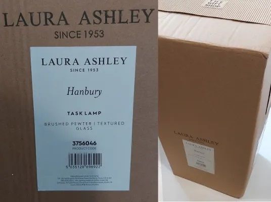 Designer Laura Ashley Hanbury deluxe lamp – Дизайнерска винтидж лампа Laura Ashley
