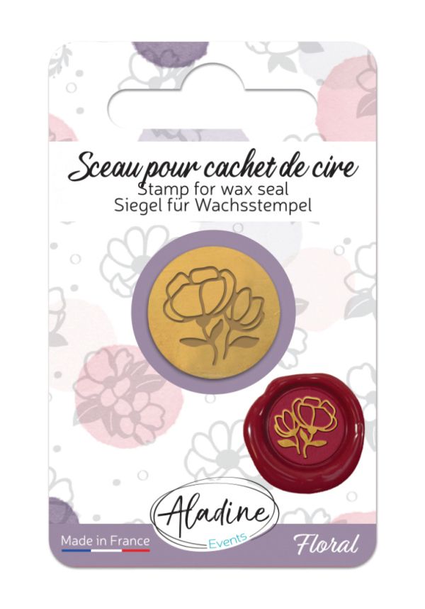 ALADINE METAL WAX SEAL - FLOWERS 2