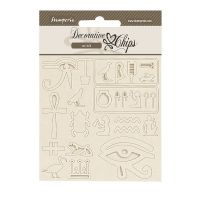 Decorative Chips FORTUNE EGYPT - Чипборд 3D елементи 14 х 14 см.