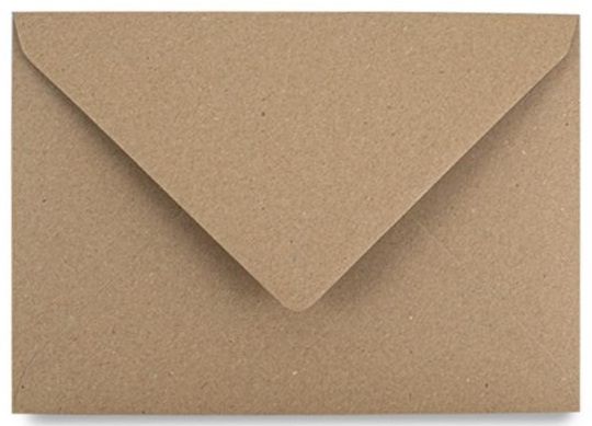 ECO KRAFT ENVELOPES C6 - 114 X 162 мм.   50 pcs