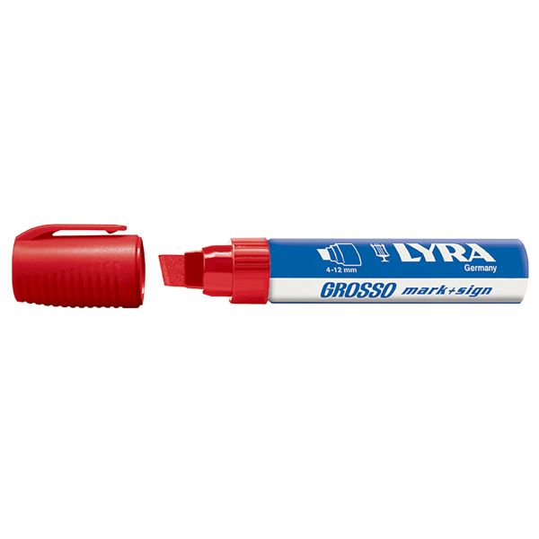 LYRA • GROSSO Permanentmarker - RED