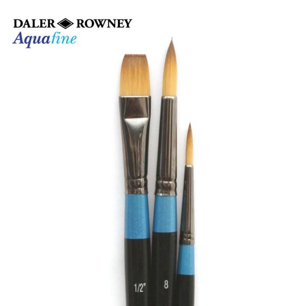 Daler Rowney Aquafine Brush Wallet 302 - Акварелни комплект четки 3бр