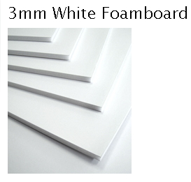 DR, FOAM BOARD WHITE A1 3MM