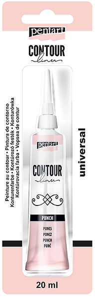 PENTART- Contour liner, PUNCH