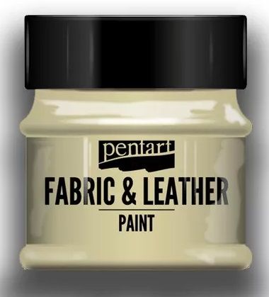 PENTART - FABRIC & LEATHER PAINT, 50 ml. - Beige