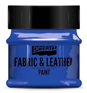 PENTART - FABRIC & LEATHER PAINT, 50 ml. - Blue