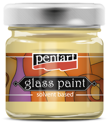 PENTART - GLASS PAINTS solvent 30 ml - TRANSPARENT