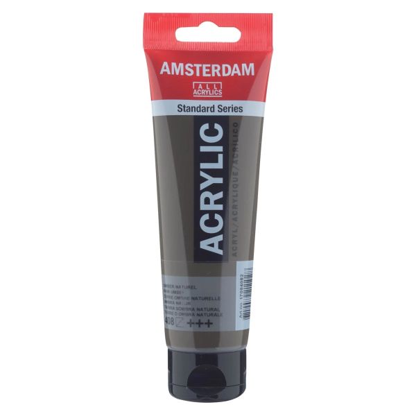 AMSTERDAM ACRYLIC - Акрилна боя за живопис 120 мл. - Natural umbra 408