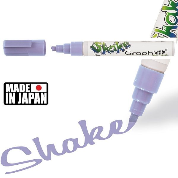 SHAKE ACRYLIC OPAQUE MARKER " L ", Lila