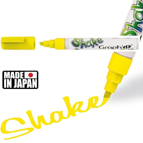 SHAKE ACRYLIC OPAQUE MARKER " L ", Yellow