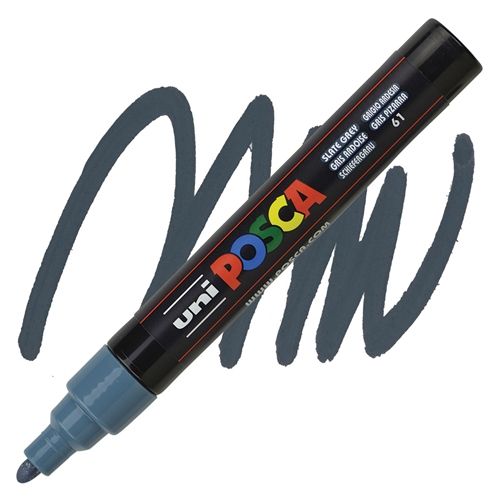 ACRYLIC MARKER POSCA PC-5M MEDIUM SLATE GREY