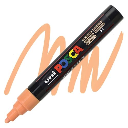 POSCA PC-5MEDIUM - Акрилен маркер  СВЕТЪЛ ОРАНЖ 54