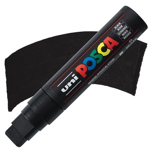 POSCA PC-17K EXTRA BROAD - Акрилен маркер  ЧЕРЕН 24