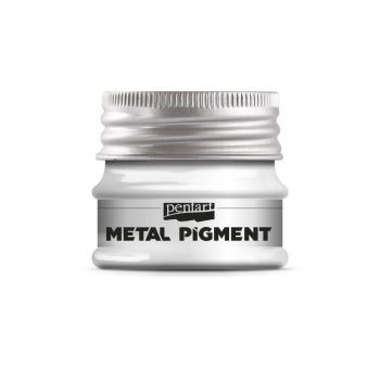 PENTART - PIGMENT POWDER, 10 gr. - Metallic Silver