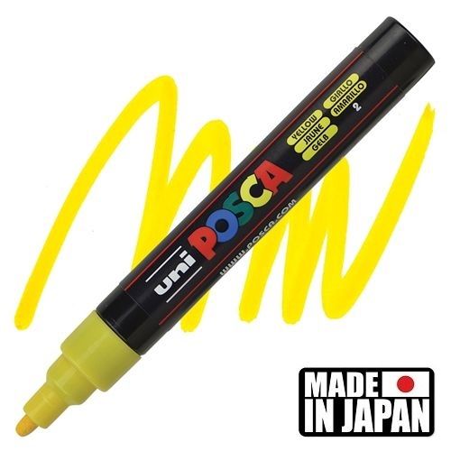 ACRYLIC MARKER POSCA PC-5M MEDIUM YELLOW