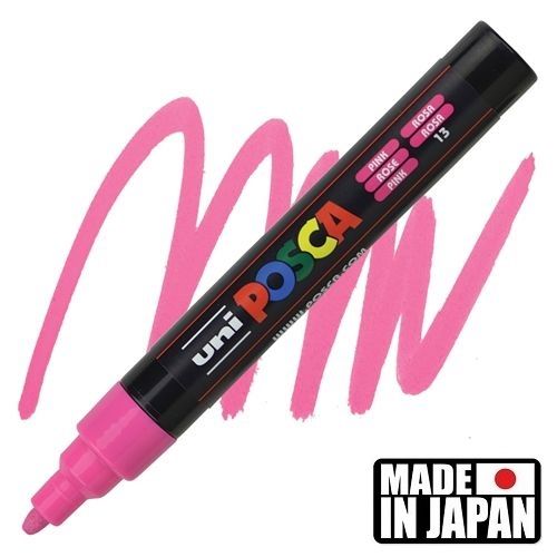 ACRYLIC MARKER POSCA PC-5M MEDIUM PINK