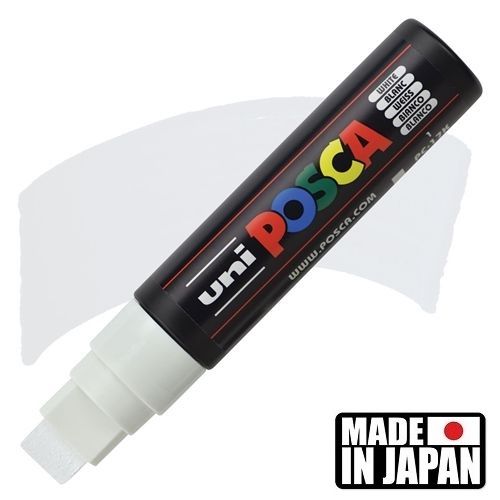 ACRYLIC MARKER POSCA  EXTRA BROAD WHITE