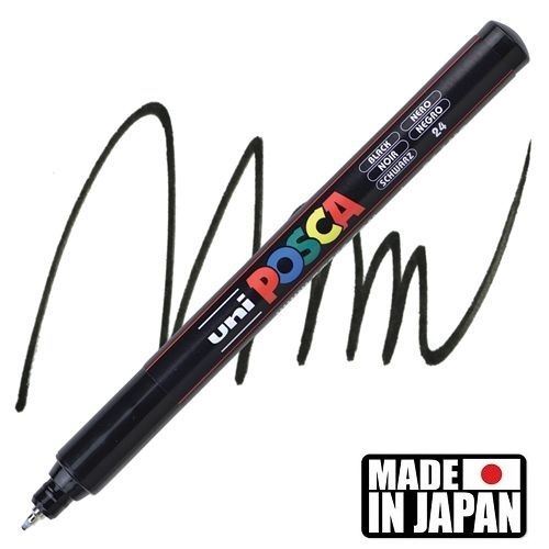 ACRYLIC MARKER POSCA PC-1MR ULTRA FINE BLACK