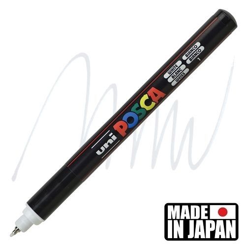 ACRYLIC MARKER POSCA PC-1MR ULTRA FINE WHITE