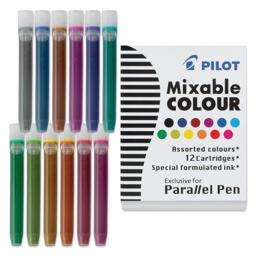 PILOT PARALLEL refill   - Патрони 12бр MIX