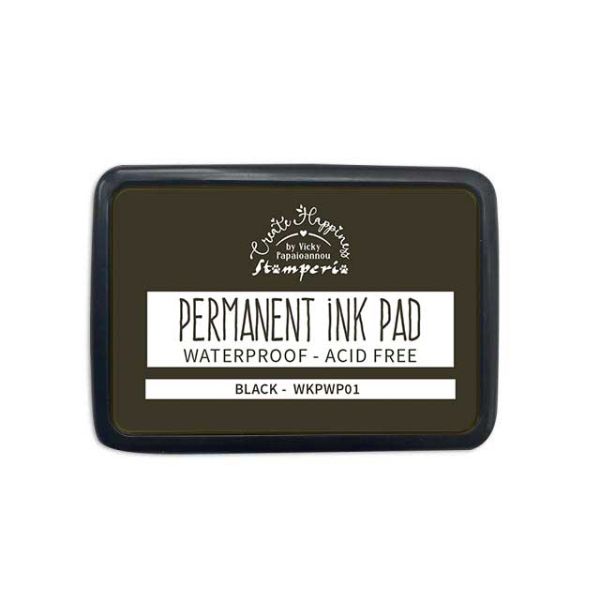 Create Happiness Permanent Ink pad - Black - Тампон с перманентно мастило - Черно