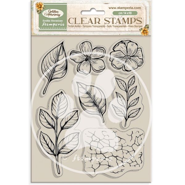 Acrylic stamp cm 14x18 - Golden Harmony