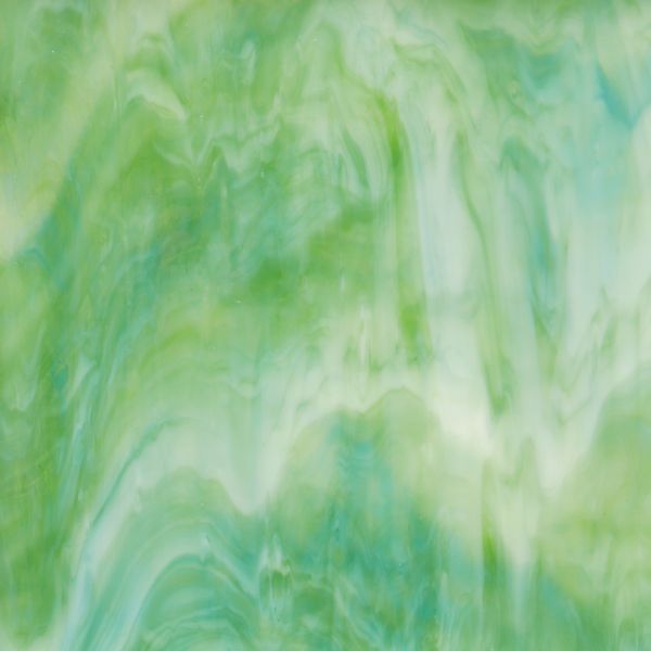 OCENSIDE Spectrum - White & Dark Green Opalescent Smooth