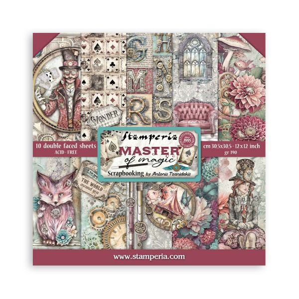 SCRAPBOOKING PAD 10 SHEETS - Master of Magic