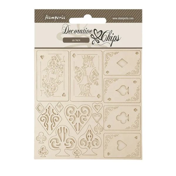 Decorative Chips - Master of Magic cards - Чипборд 3D елементи 14 х 14 см.