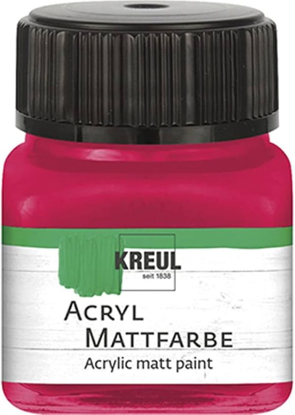 ACRYLIC MATT FARBE  20ML - CARMIN