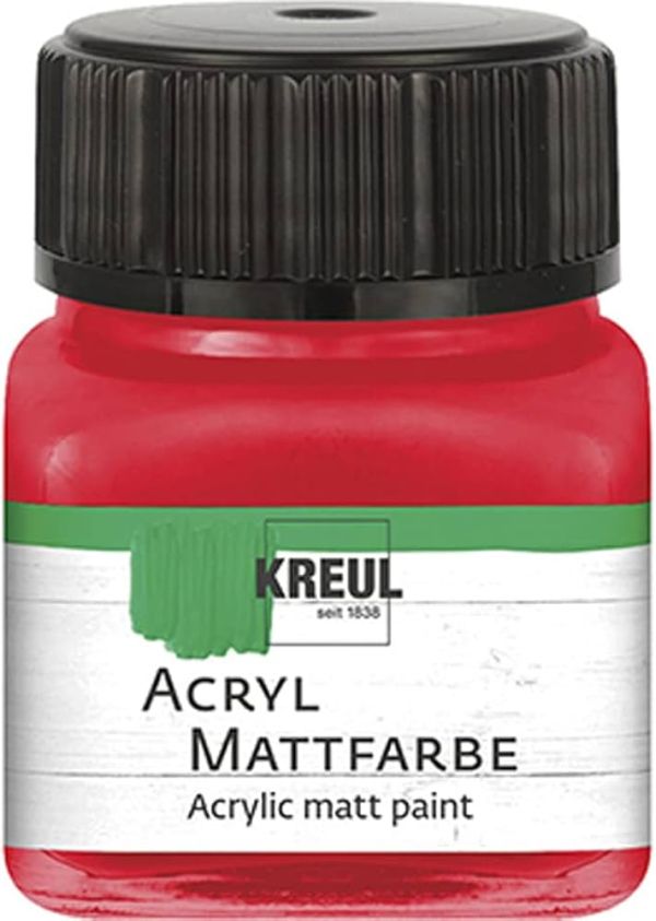 ACRYLIC MATT FARBE  20ML - Фин акрил и за маникюр RED