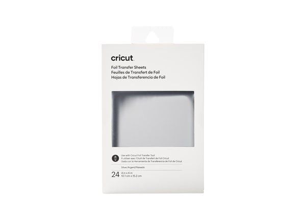 Transfer Foil Sheets Silver 10x15cm (24pcs)