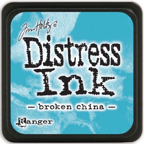 MINI Distress ink pad by Tim Holtz - Тампон, "Дистрес" техника - Broken china 