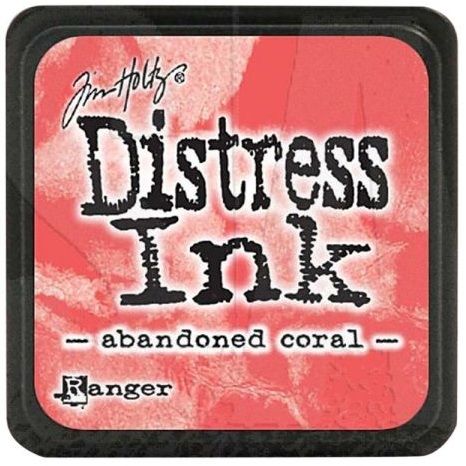 MINI Distress ink pad by Tim Holtz - Тампон, "Дистрес" техника - Abandoned coral 