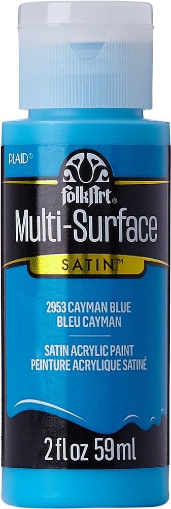 Multi-Surface Satin • Cayman Blue - Декорфин акрил за всякаква повърхност, 59мл.