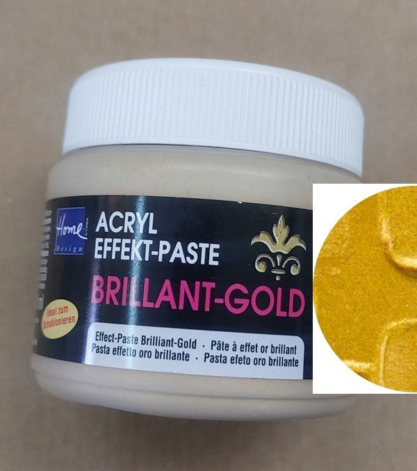 AKRYL EFFECT-PASTE BRILLIANT GOLD - Кремообразна ЗЛАТНА паста 150 мл.