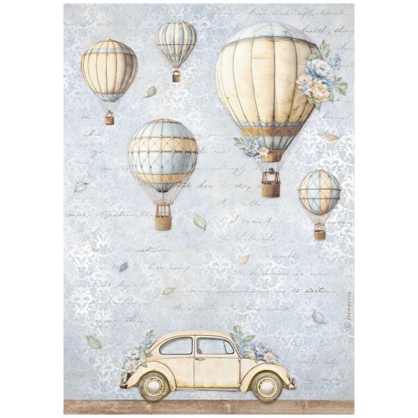 STAMPERIA, A4 Rice Paper - Timeless arch