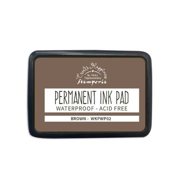 Create Happiness Permanent Ink pad - Brown