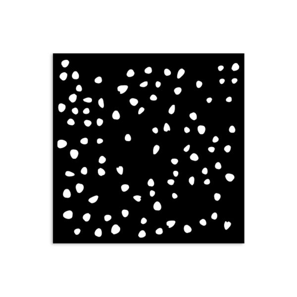 Stamperia, Thick Stencil 12x12cm - Timeless petals texture