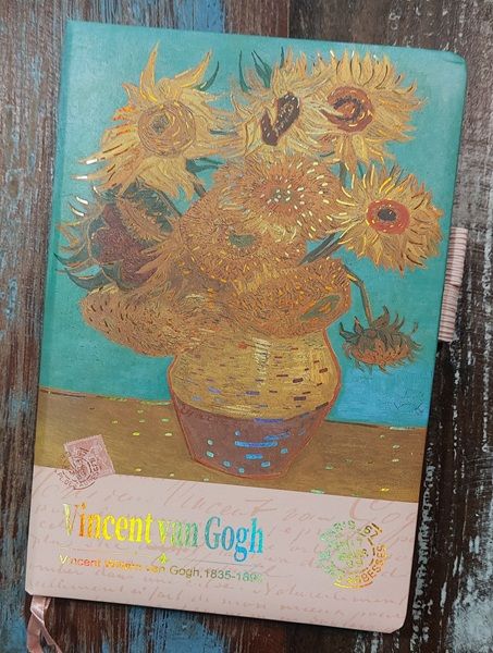 VINCENT VAN GOGH  -  бележник 80 листа A5 SUNFLOWERS