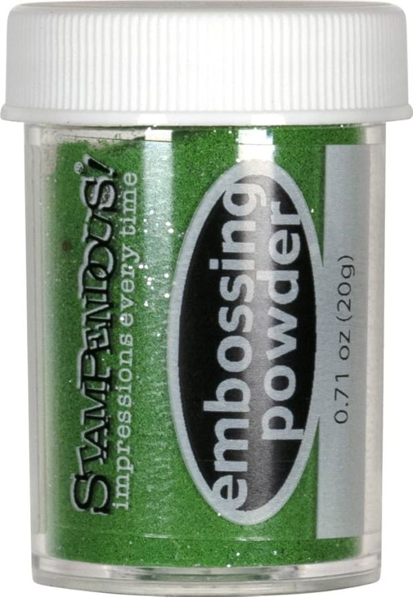 STAMPENDOUS USA - Фина eмбосинг пудра 40мл  GREEN SPARKLE