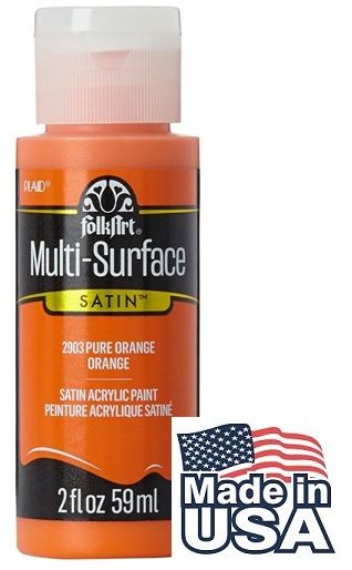 Multi-Surface Satin •  Pure Orange