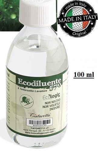 ECODILUENTE TINTORETTO - Безвреден разтворител за маслени бои 100мл