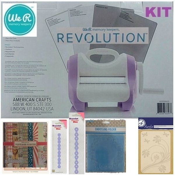 We R Memory Keepers - REVOLUTION CUT & EMBOSS MACHINE A5 KIT