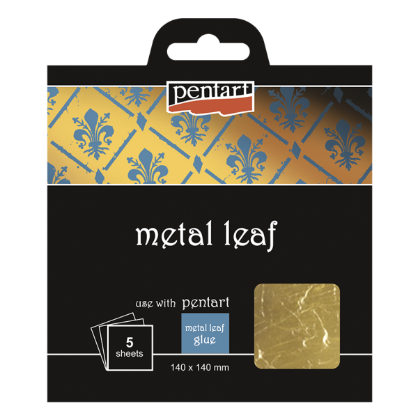 Metal Leaves - Gold 14x14 cm